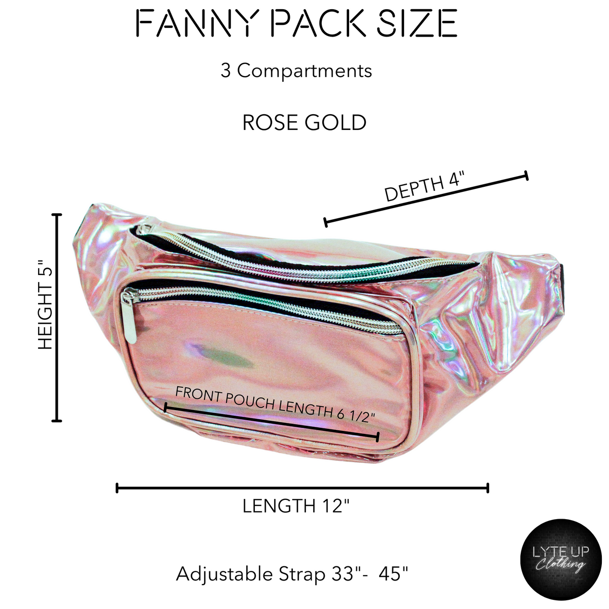 Fanny pack rose discount gold