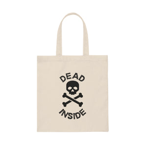 Skeleton Canvas Tote Bag Designs | Halloween Trick or Treat Tote Bag