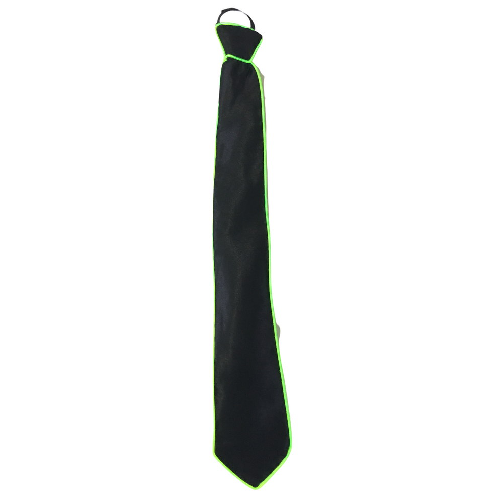 Light Up Lime Green Yellow Necktie