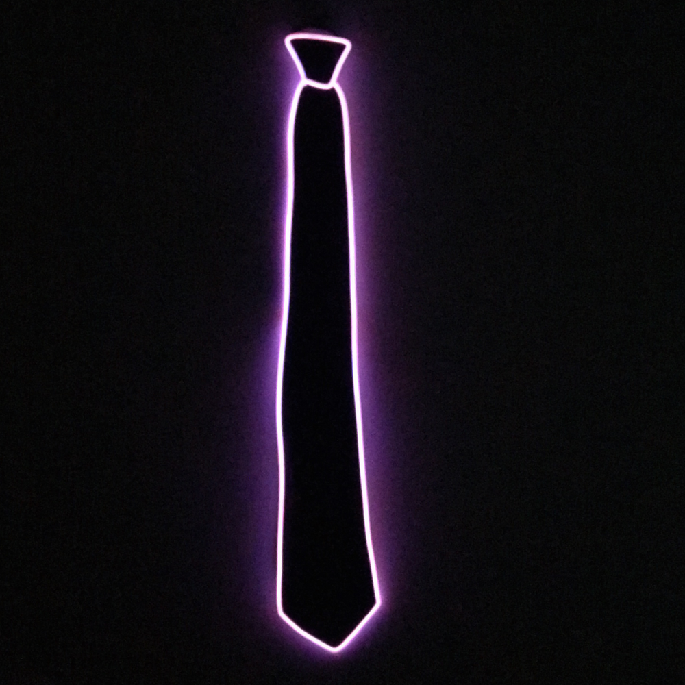 Light Up Pink Necktie