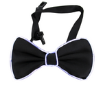 Light Up White Bow Tie