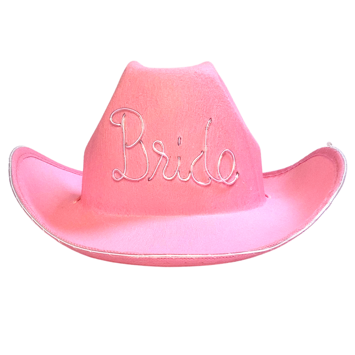 Source 2021 Cowboy Fedora Hats Boxes Hard American Bride Pink