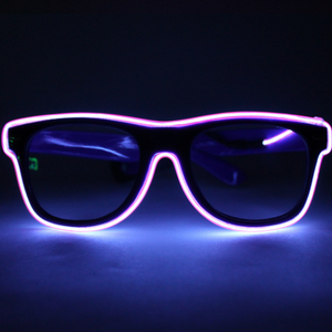 Purple Light Up Wireless Glasses