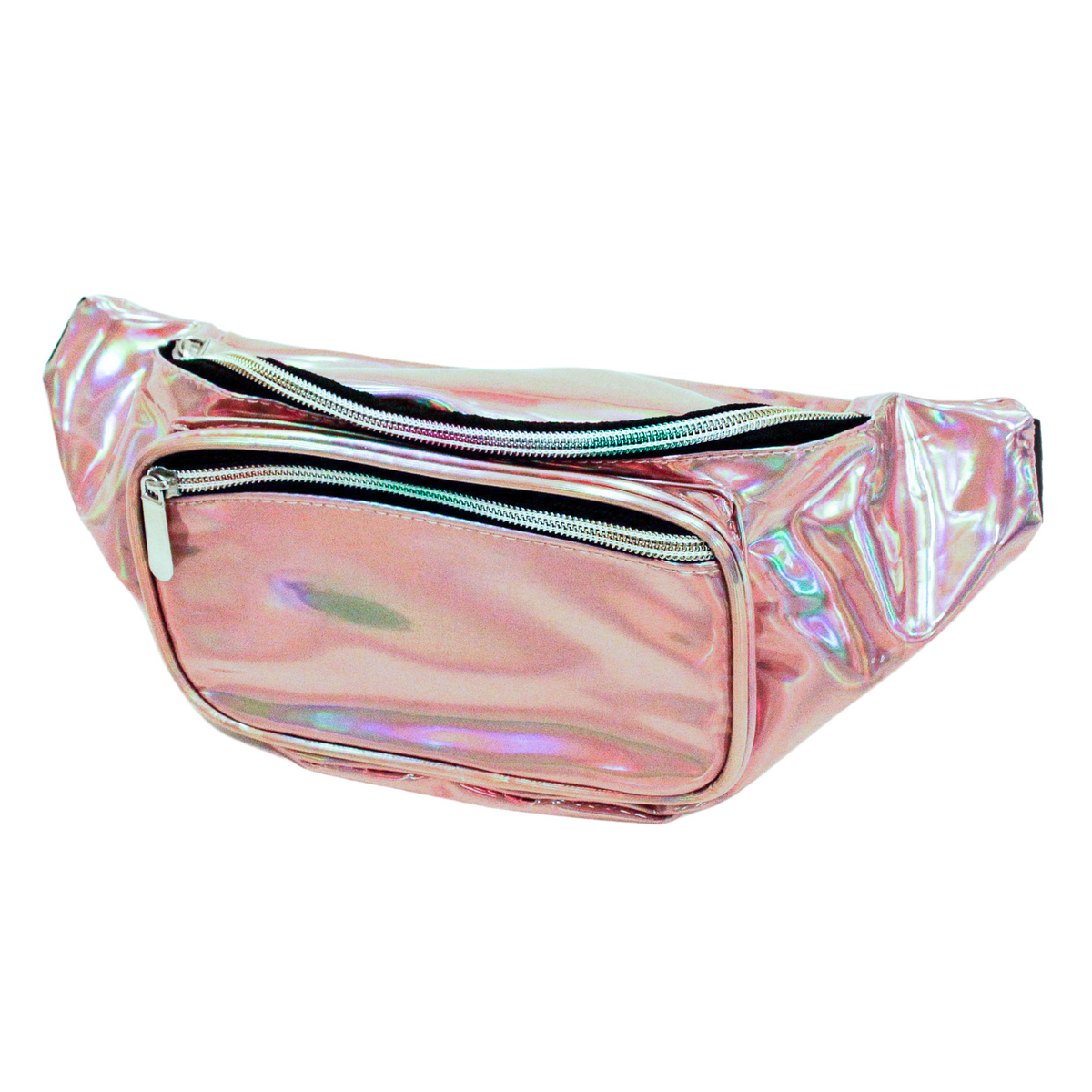 Pink holographic outlet fanny pack