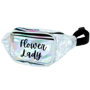 
                
                    Load image into Gallery viewer, Flower Lady Metallic Fanny Pack
                
            