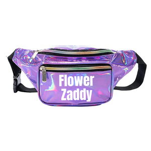Flower Zaddy Metallic Fanny Pack