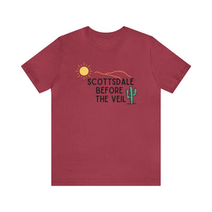 
                
                    Load image into Gallery viewer, Scottsdale Before the Veil Unisex Jersey Short Sleeve T-shirt
                
            