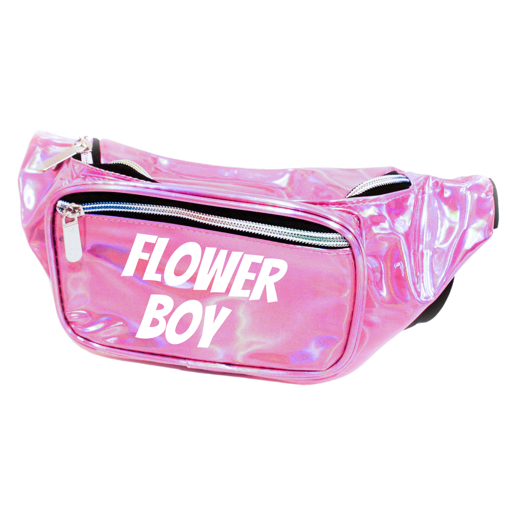 
                
                    Load image into Gallery viewer, Flower Boy Metallic Fanny Pack
                
            