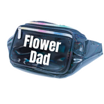 Flower Dad Metallic Fanny Pack