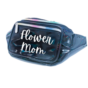 
                
                    Load image into Gallery viewer, Flower Mom Metallic Fanny Pack
                
            