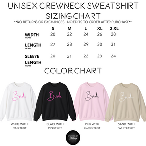 
                
                    Load image into Gallery viewer, Bride Unisex Crewneck Sweatshirt
                
            
