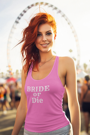 Bride or Die Women's Racerback Slim Fit Tank Top