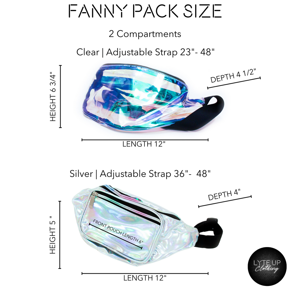 Flower Zaddy Metallic Fanny Pack