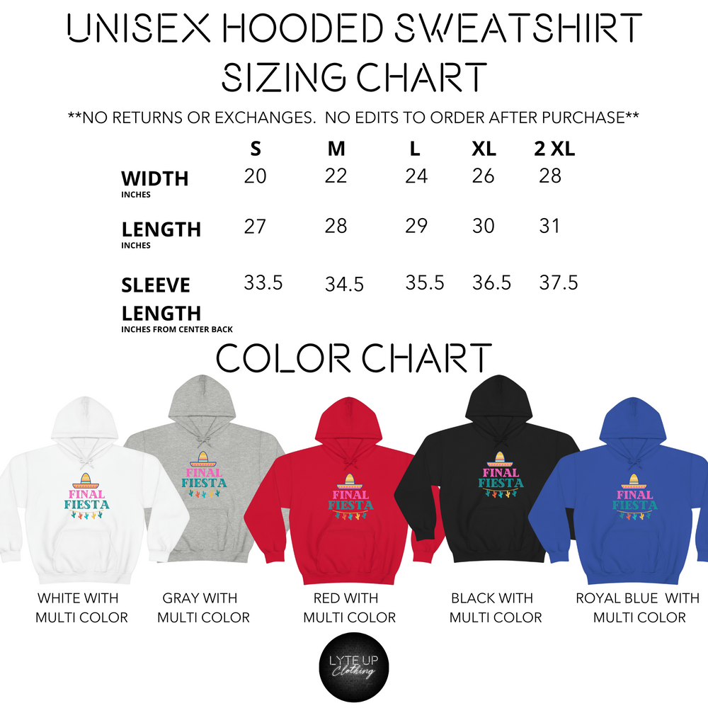 Final Fiesta Unisex Hooded Sweatshirt
