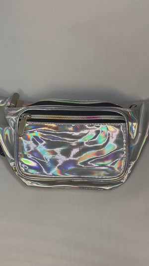 
                
                    Load and play video in Gallery viewer, Flower Fella Metallic Fanny Pack
                
            