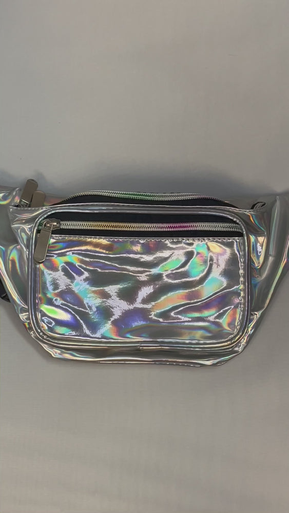 
                
                    Load and play video in Gallery viewer, Flower Mom Metallic Fanny Pack
                
            