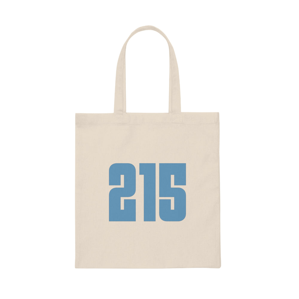 215 Area Code Canvas Tote Bag