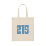 215 Area Code Canvas Tote Bag