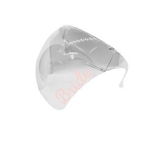 Bride & Groom Face Shield Set Protective Visor Masks