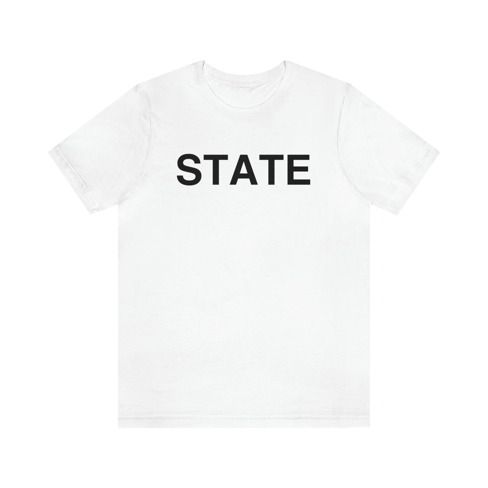 
                
                    Load image into Gallery viewer, State Unisex Jersey Short Sleeve T-shirt
                
            