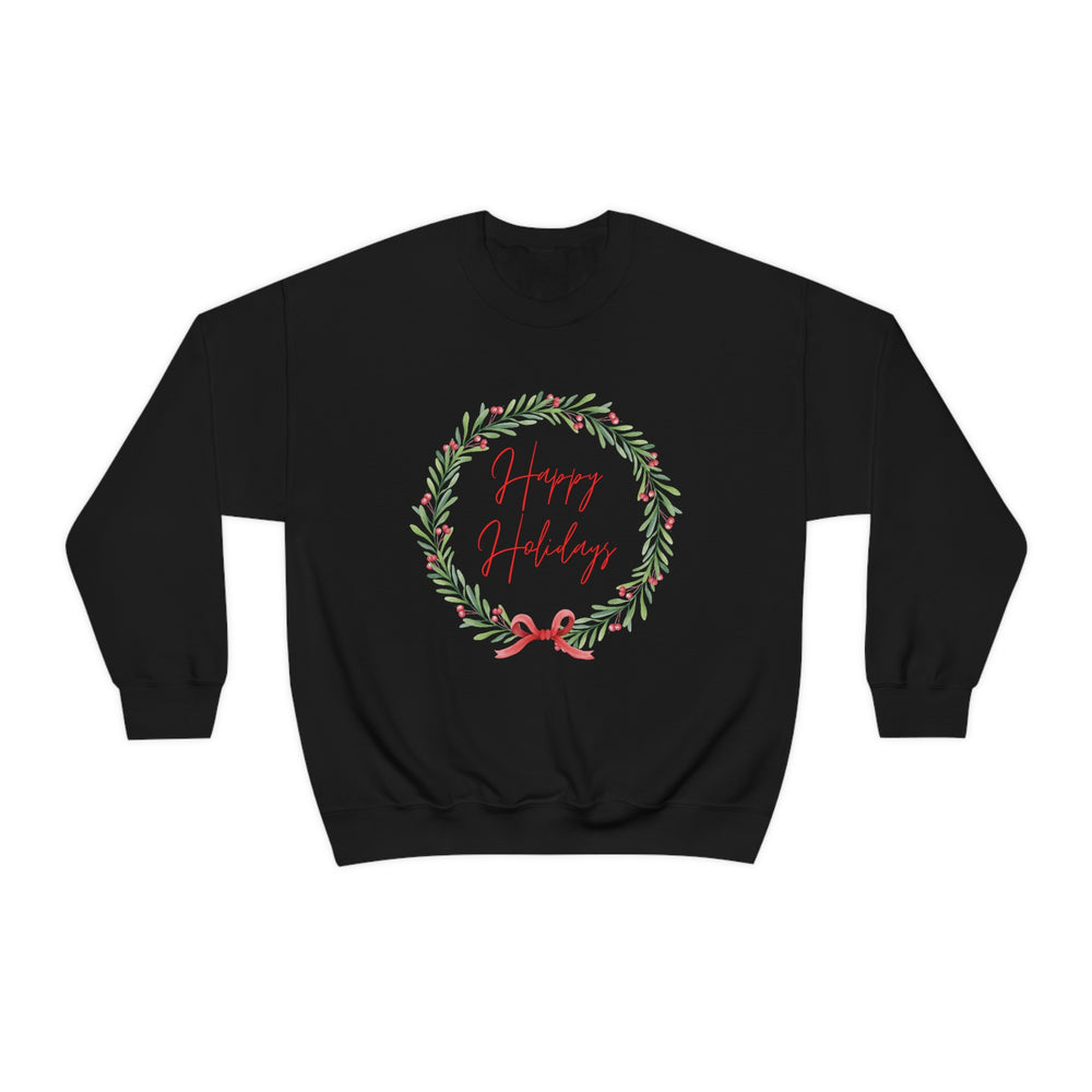 
                
                    Load image into Gallery viewer, Happy Holidays Unisex Crewneck Sweatshirt
                
            