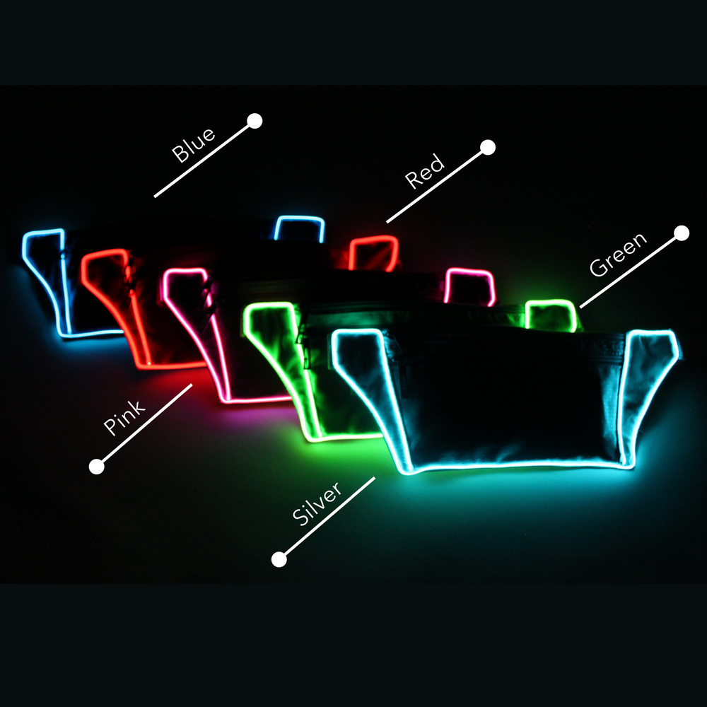 
                
                    Load image into Gallery viewer, Custom Light Up Fanny Pack
                
            