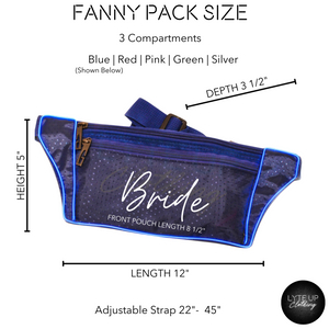 
                
                    Load image into Gallery viewer, Custom Light Up Fanny Pack
                
            