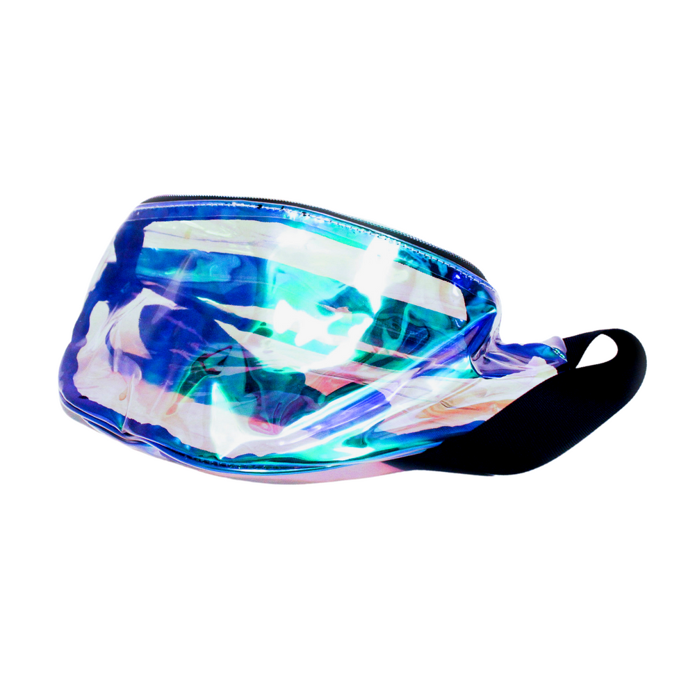 
                
                    Load image into Gallery viewer, Clear Iridescent Fanny Pack
                
            