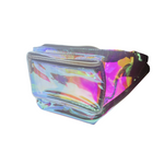 Clear Iridescent Holographic Metallic Fanny Pack