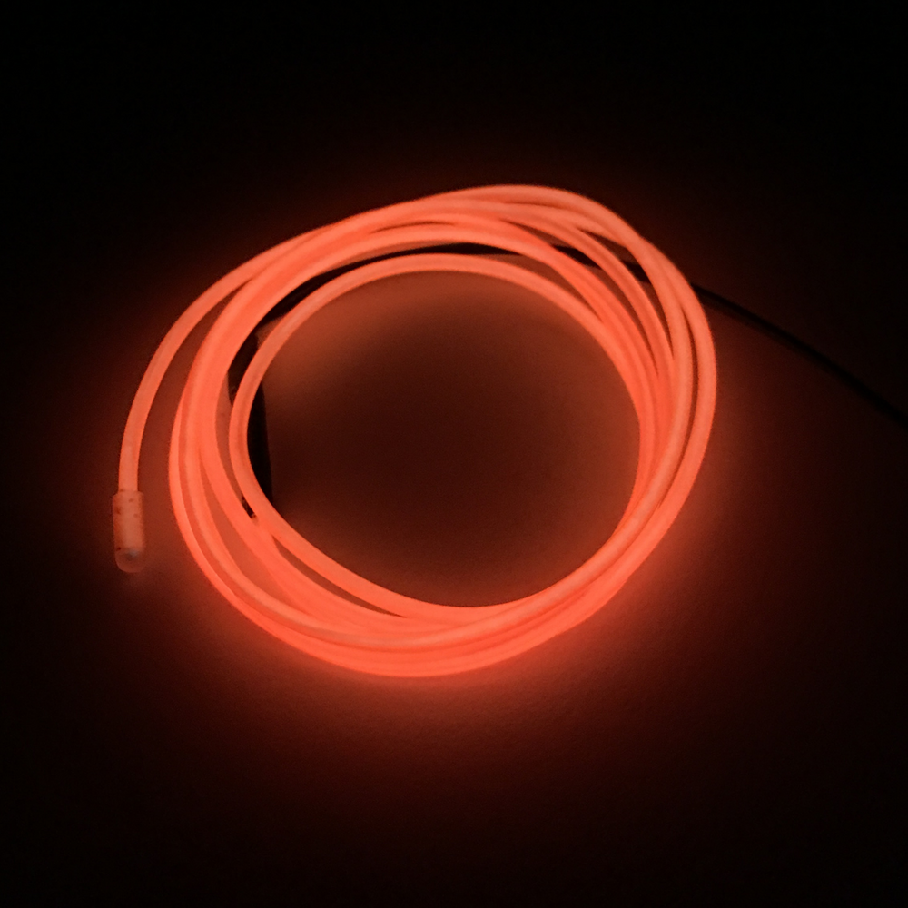 
                
                    Load image into Gallery viewer, Four Foot Light Orange El Wire Kit
                
            