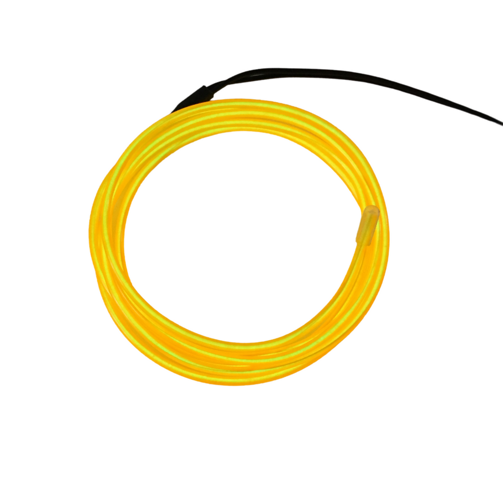 
                
                    Load image into Gallery viewer, Four Foot Yellow El Wire Kit
                
            