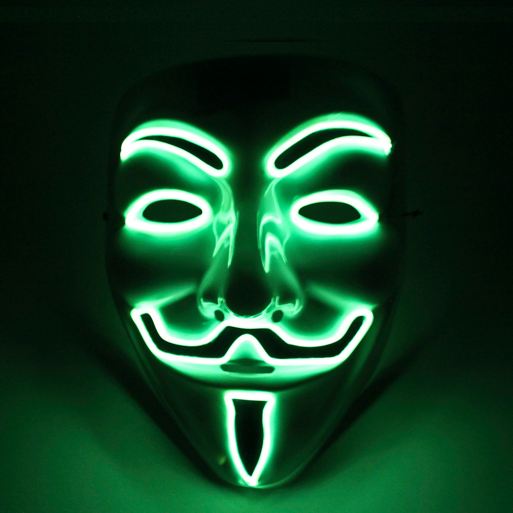 
                
                    Load image into Gallery viewer, Light Up Light Up Vendetta Mask
                
            
