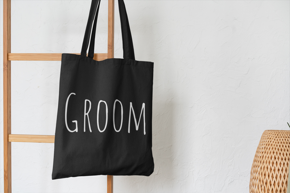 
                
                    Load image into Gallery viewer, Groom Tote Bag | 3 Sizes
                
            
