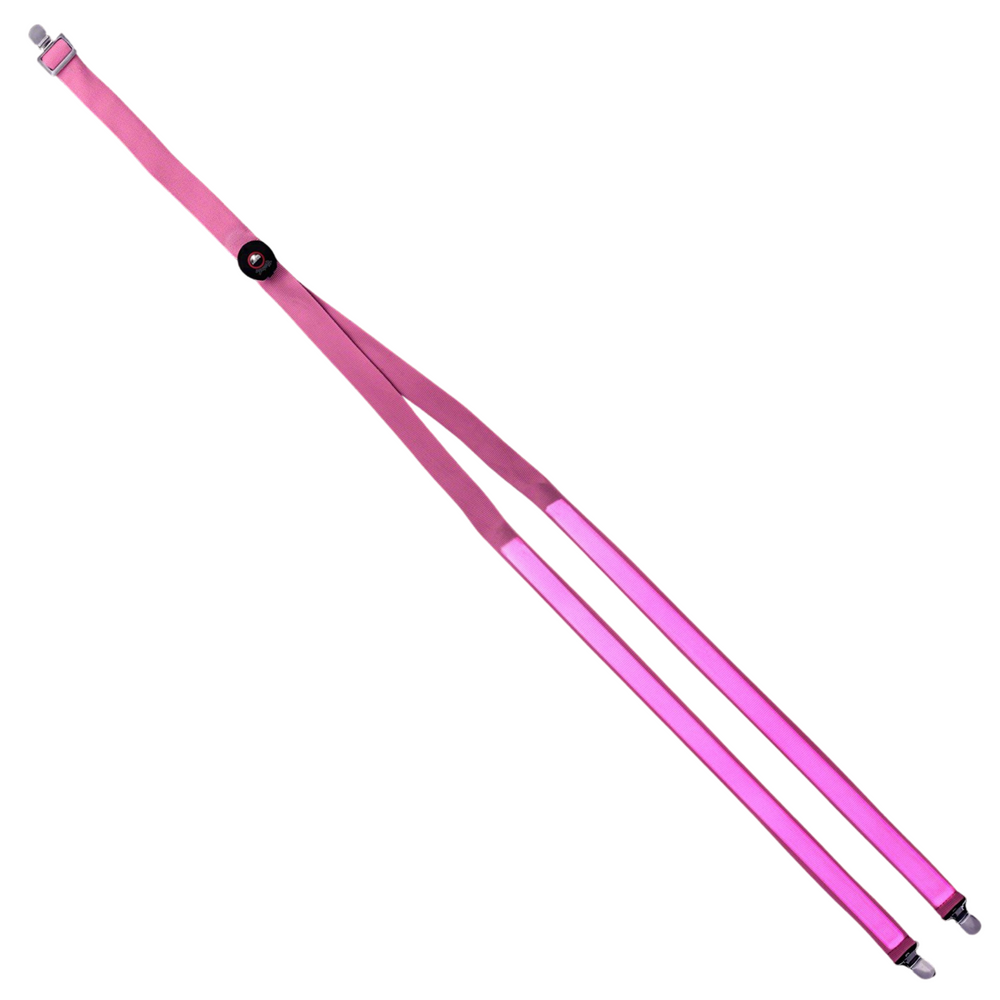 Neon Pink Light Up Suspenders
