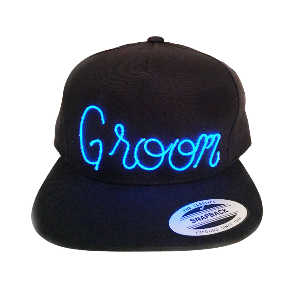 
                
                    Load image into Gallery viewer, Light Up Groom Hat
                
            