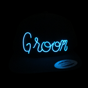 
                
                    Load image into Gallery viewer, Light Up Groom Hat
                
            