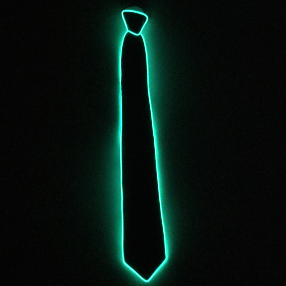 Light Up Green Necktie