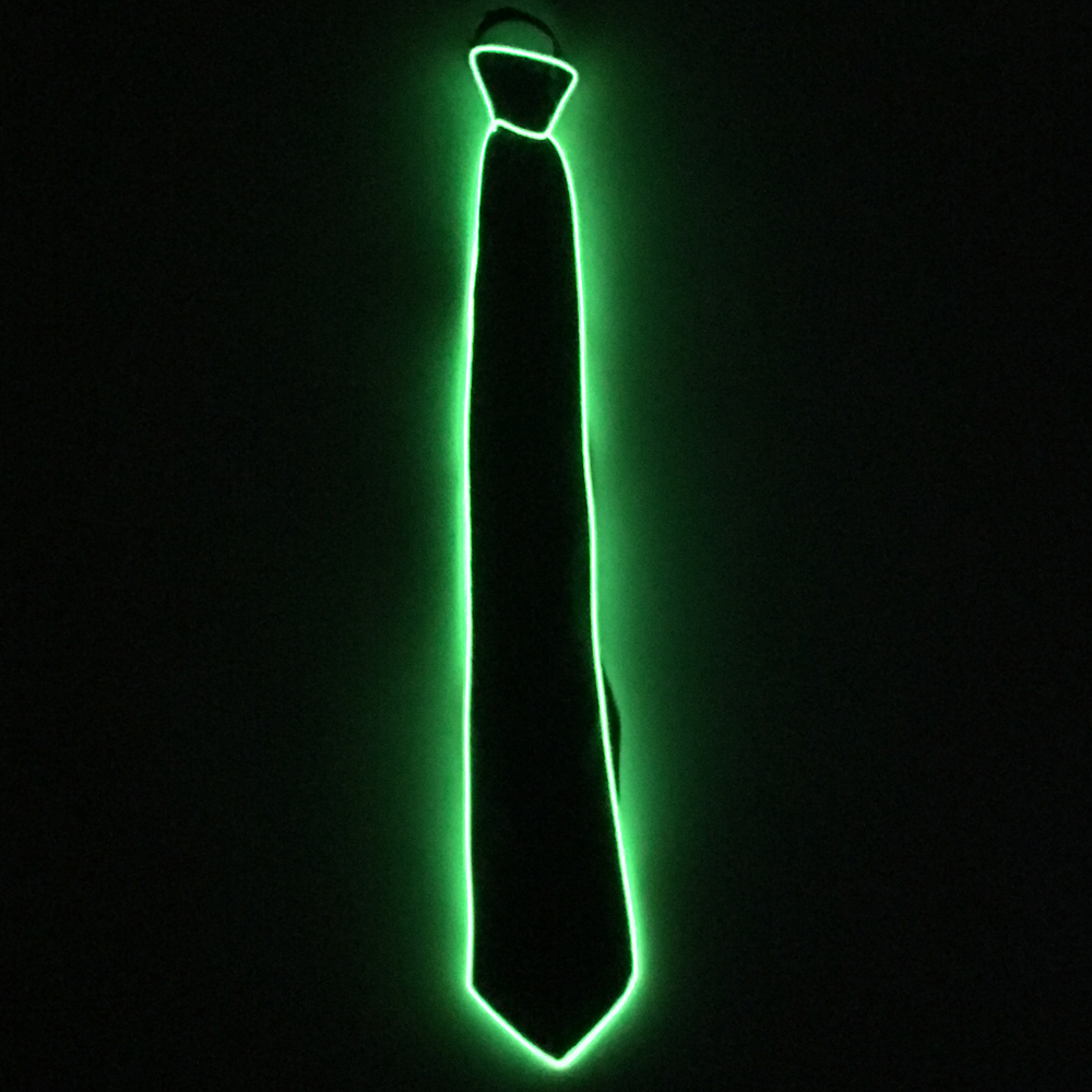 Light Up Lime Green Yellow Necktie