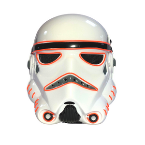 Light Up Orange Star Wars Stormtrooper Mask