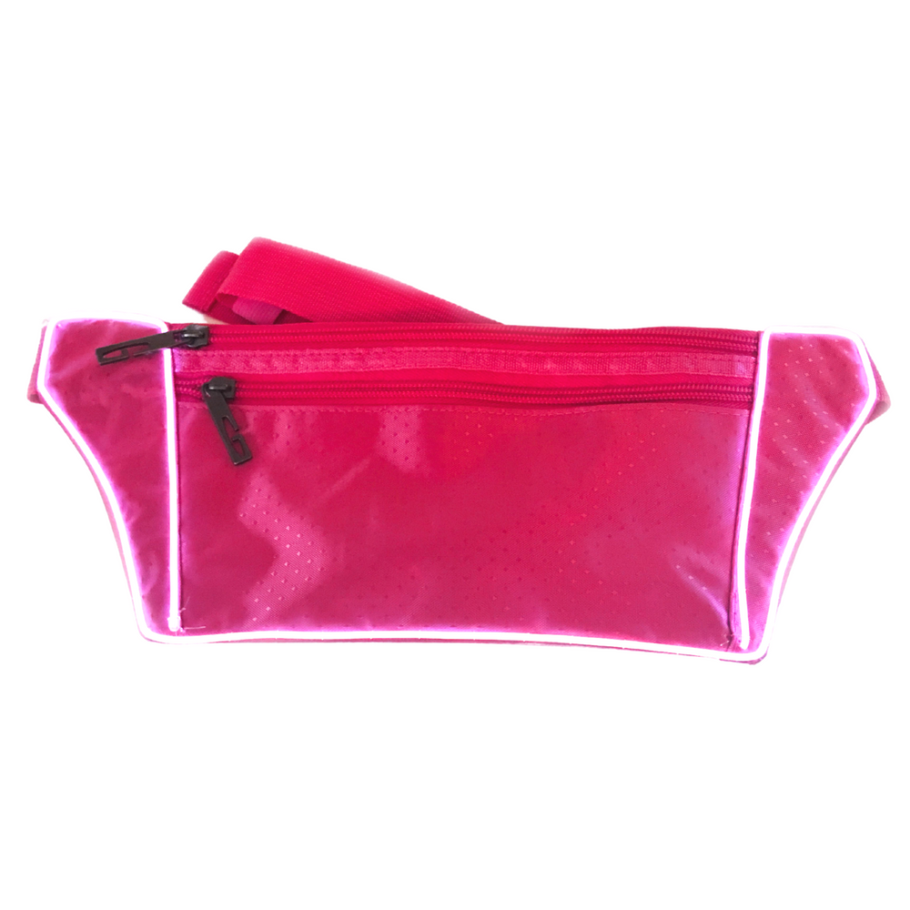 
                
                    Load image into Gallery viewer, Light Up Pink Fanny Pack
                
            