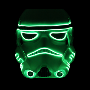 
                
                    Load image into Gallery viewer, Light Up Lime Green Yellow Star Wars Stormtrooper Mask
                
            
