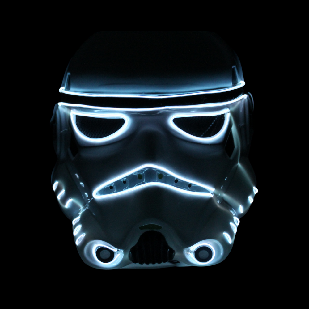 
                
                    Load image into Gallery viewer, Light Up White Star Wars Stormtrooper Mask
                
            