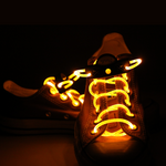 Yellow Light Up Pair of Shoelaces