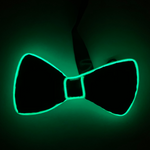 Light Up Lime Green Yellow Bow Tie
