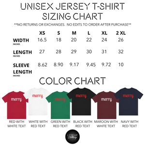 
                
                    Load image into Gallery viewer, Merry Unisex Jersey Short Sleeve T-shirt
                
            