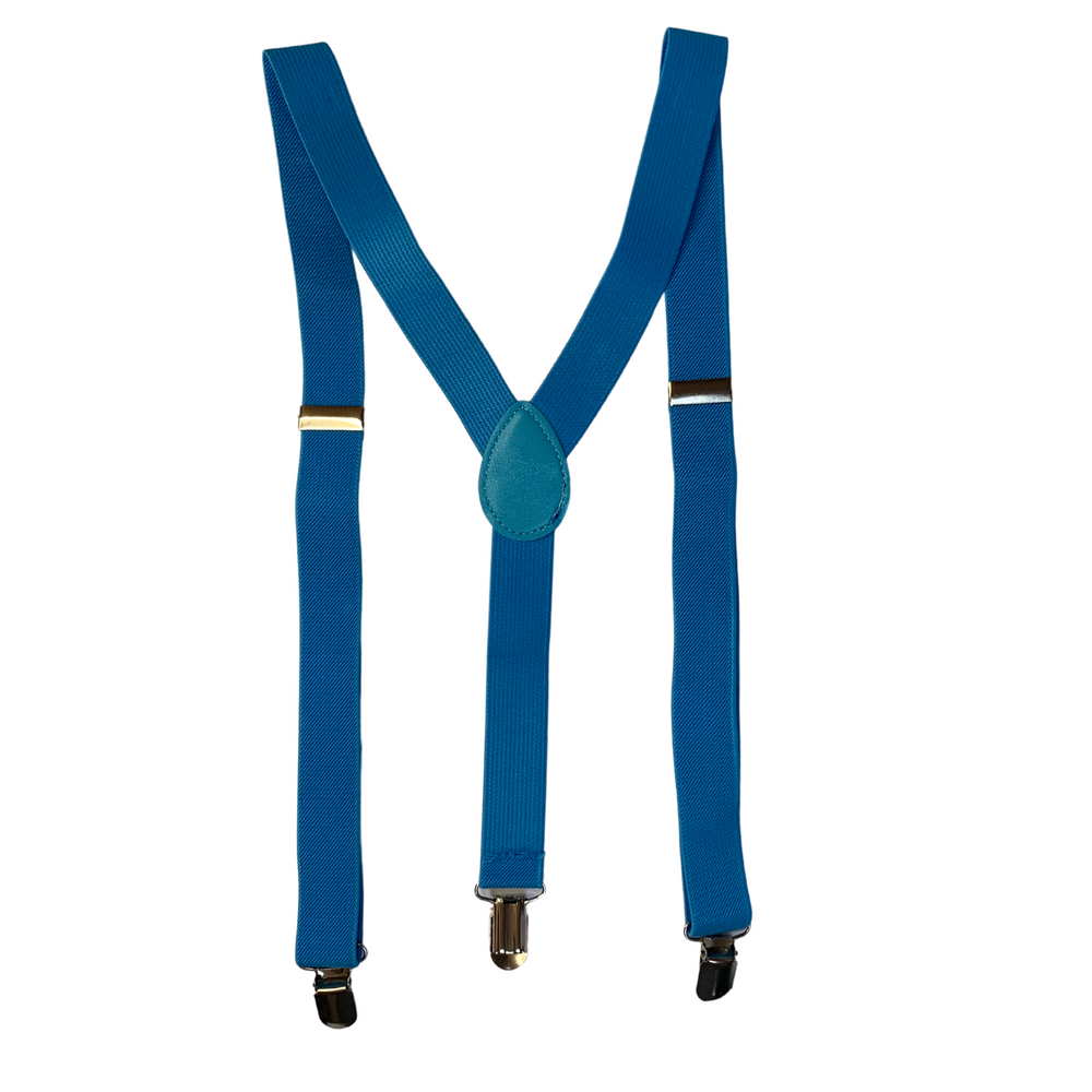Neon Blue Suspenders – Lyte Up Clothing