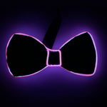 Light Up Pink Bow Tie