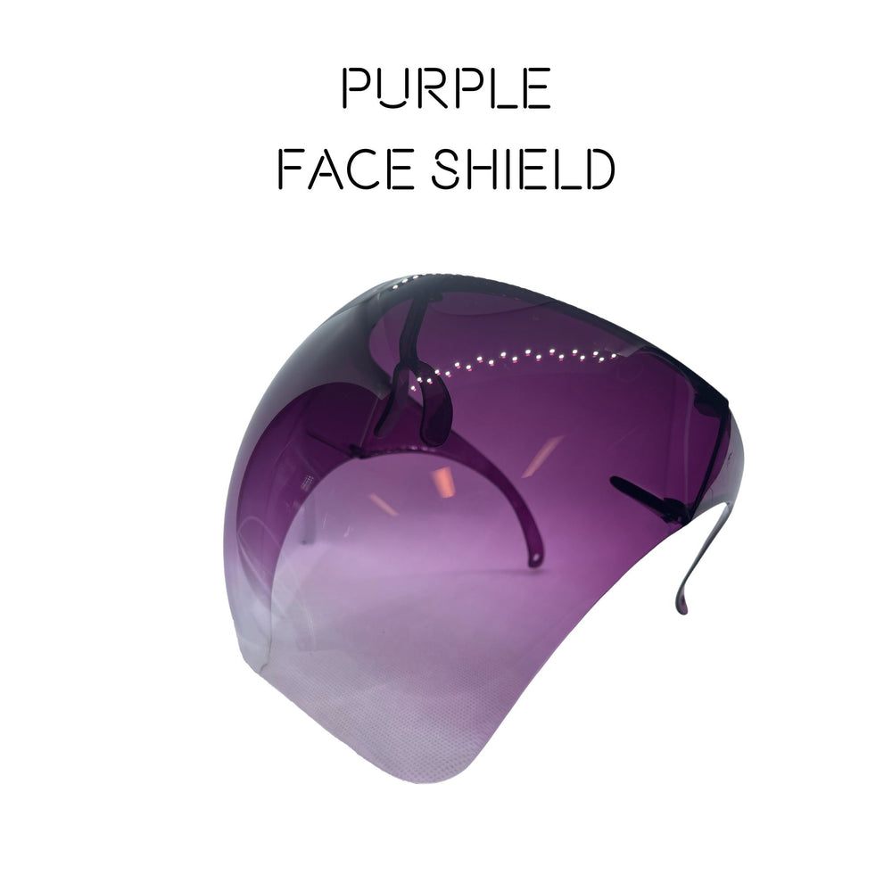 Purple Protective Face Shield Mask