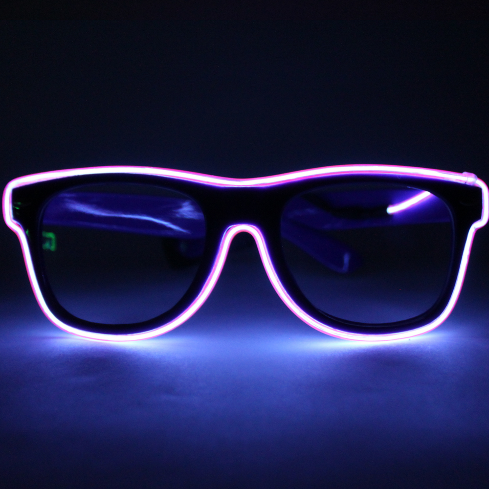 
                
                    Load image into Gallery viewer, Purple Light Up Wireless Glasses
                
            