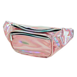Rose Gold Holographic Metallic Fanny Pack